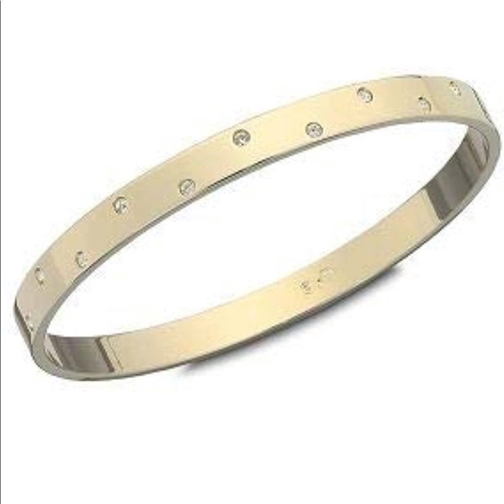 Swarovski gold bracelet